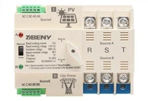 Avtomatsko stikalo za prenos (ATS) za solarne PV sisteme